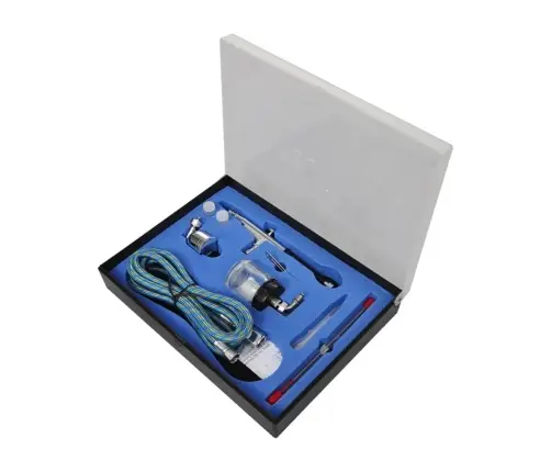 Pulverizatora Kompresora Komplekts Ar 2 Pistolēm