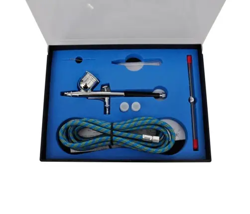 Pulverizatora Kompresora Komplekts Ar 3 Pistolēm