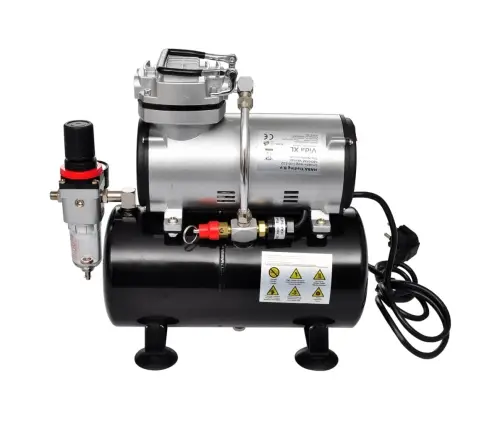 Pulverizatora Kompresora Komplekts Ar 3 Pistolēm