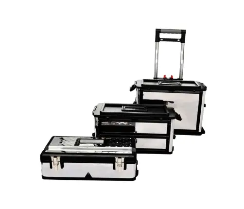 Įrankių Dėžė Su Ratukais, 3 Dalių