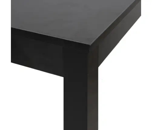 Bāra Galds, 55X55X107 Cm, Melns Mdf Vidaxl
