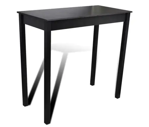 Bāra Galds Ar 2 Bāra Krēsliem Melns