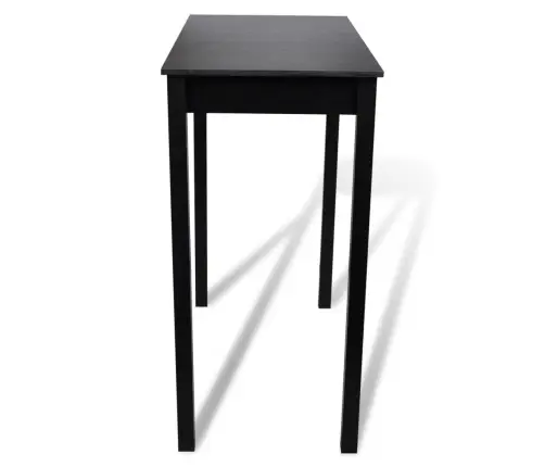 Bāra Galds Ar 2 Bāra Krēsliem Melns