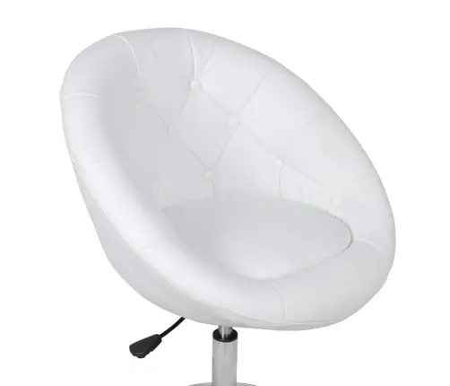 Baro Taburetė, Baltos Spalvos, Dirbtinė Oda