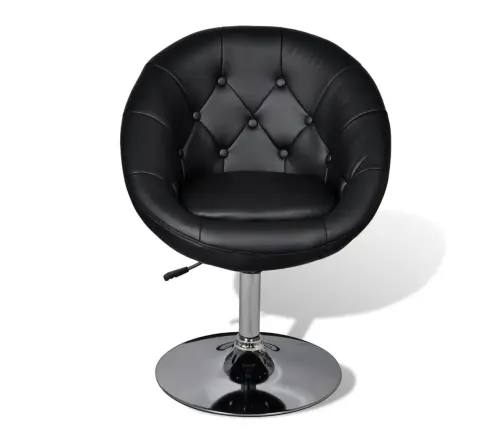 Bāra Krēsls, Melna Mākslīgā Āda Vidaxl