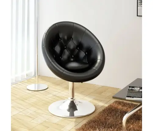 Bāra Krēsls, Melna Mākslīgā Āda Vidaxl