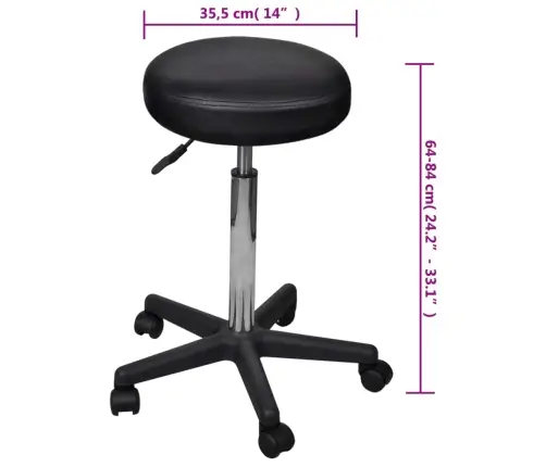 Biroja Krēsls, Melns