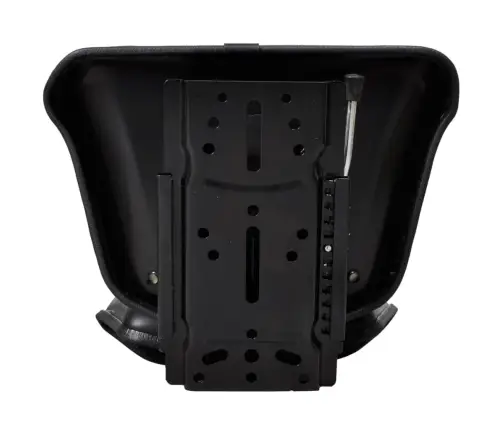 Traktora Sēdeklis Ar Atzveltni, Melns Vidaxl