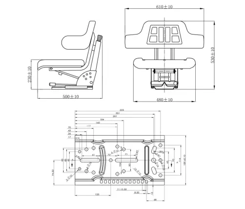 Traktoriiste Vedustusega, Must