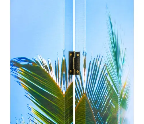 Istabas Aizslietnis, 200X170 Cm, Saliekams, Pludmales Ainava  Vidaxl