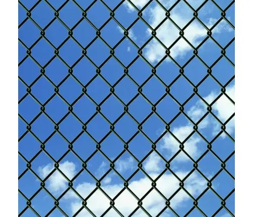 Stiepļu Žogs, Tērauds, 1,25X15 M, Zaļš Vidaxl