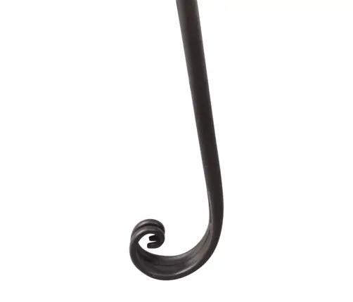 Dārza Guļamkrēsls, 128 Cm, Tērauds, Antīki Brūns Vidaxl