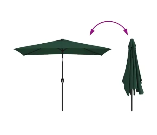 Saulessargs 2 X 3 M, Zaļš, Taisnstūra Formā Vidaxl