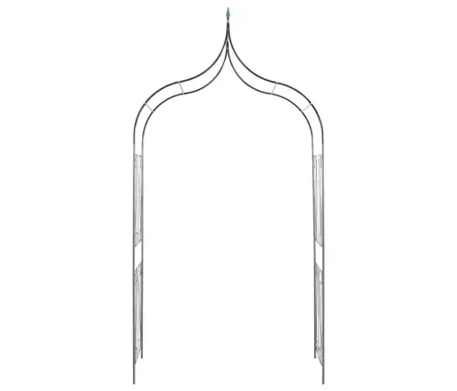 Dārza Arka Ar Pīķa Dizainu Vīteņaugiem, Tumši Zaļa