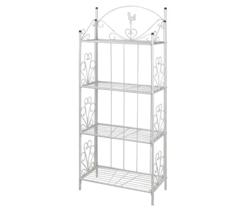 Kvadratinis Stovas Augalams, Baltas