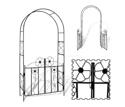 Dārza Arka Ar Vārtiem