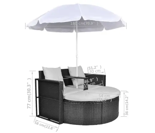 Aiavoodi Varikatusega, Must, Polürotang