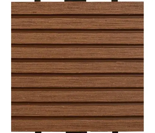 Wpc Flīzes Terasēm 30X30Cm 11 Gab (1M² ) Brūnas