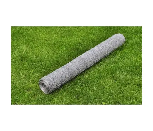 Vielinis Tinklas, Sidabrinis, 25X0,75M, Cinkuotas Plienas