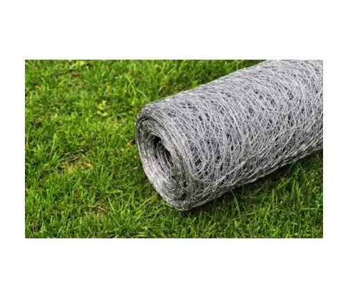 Vielinis Tinklas, Sidabrinis, 25X0,75M, Cinkuotas Plienas