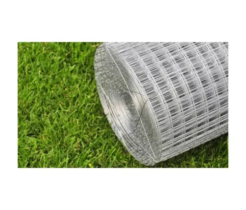 Stiepļu Žogs, Cinkots Tērauds, 10X1 M, Sudraba Krāsā Vidaxl