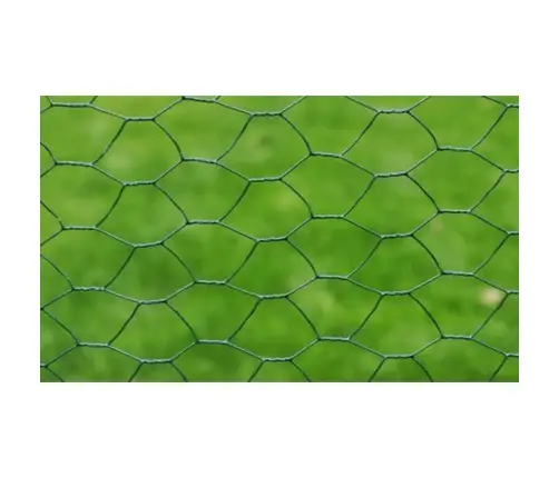 Stiepļu Žogs, Ar Pvc Pārklājumu, 25X1 M, Zaļš Vidaxl