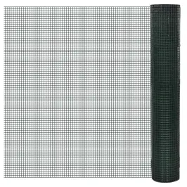 Vielinis Tinklas, Žalias, 10X1M, Cinkuotas Ir Dengtas Pvc