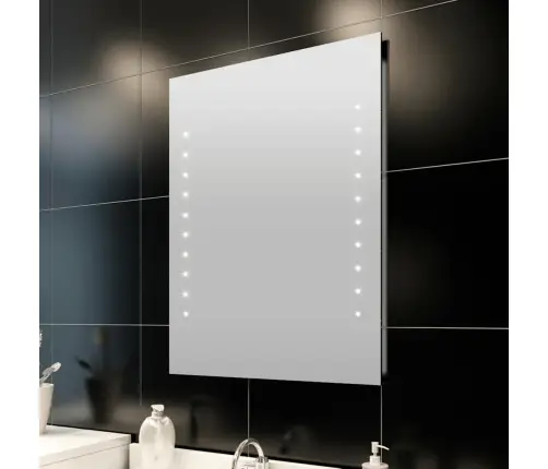 Vannas Istabas Spogulis Ar Led Gaismiņām 60 X 80 Cm (Gar X Aug)