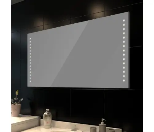 Vannas Istabas Spogulis Ar Led Gaismiņām 100 X 60 Cm (Gar X Aug)