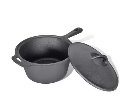 Turistinis 9 D. Ketaus Puodų Ir Priedų Komplektas "Dutch Oven"