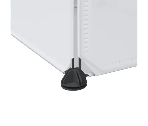 Moduļu Skapis Ar 9 Plauktiem, 109X36,5X143 Cm, Balts  Vidaxl