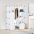 Moduļu Skapis Ar 9 Plauktiem, 109X36,5X143 Cm, Balts  Vidaxl