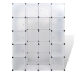 Moduļu Skapis Ar 14 Plauktiem, Balts, 37X146X180,5 Cm Vidaxl