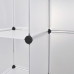 Modulinė Spinta, 18 Skyrių, Balta 37 X 146 X 180,5 Cm