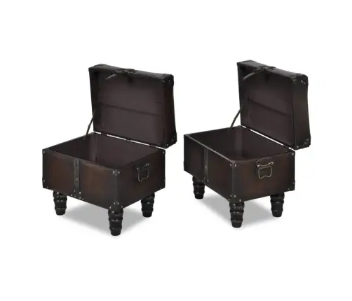 Solu Komplekts Mantu Glabāšanai, 3 Gab., Brūni  Vidaxl