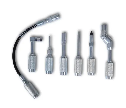 7-Osaline Määrdepritsi Otsikute Komplekt