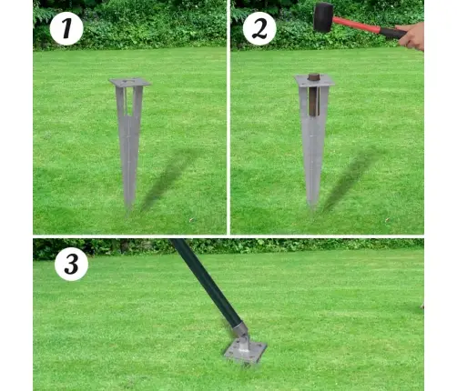 Euro Tvoros Komplektas, Žalias, 10X0,8M, Plienas