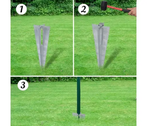 Euro Stiepļu Žogs, Tērauds, 10X1,5 M, Zaļš Vidaxl