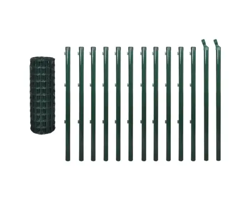 Euro Tvora, Žalios Spalvos, 25X1,5M, Plienas