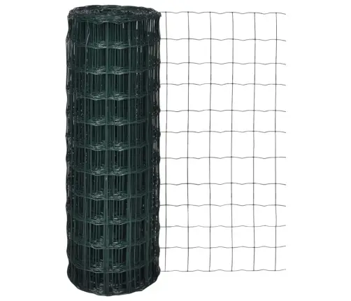 Euro Tvoros Komplektas, Žalias, 25X1M, Plienas