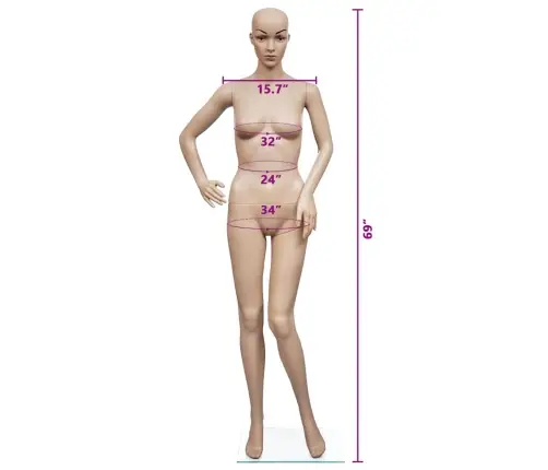 Sieviešu Manekens, B Vidaxl