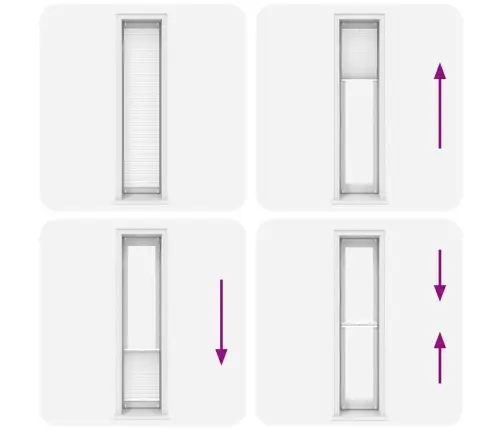 Plisē Žalūzijas 40 X 200Cm Baltas