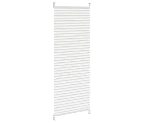 Plisseekardin 50 X 125 Cm Valge