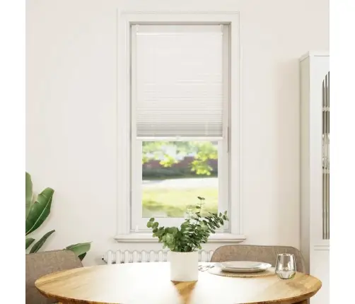 Plisē Žalūzijas 60 X 125 Cm Baltas Gofrētas