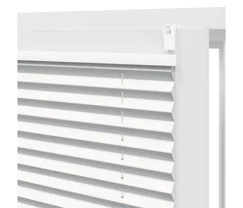 Plisseekardin 60 X 200 Cm Valge