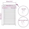 Plisseekardin 80 X 100 Cm Valge