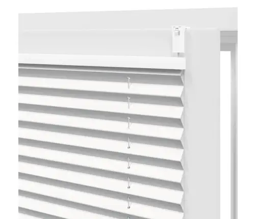 Plisseekardin 80 X 200 Cm Valge