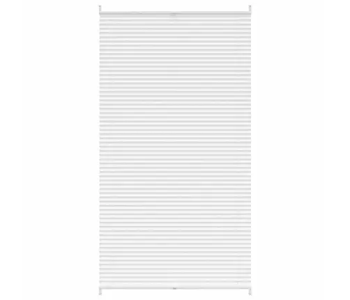 Plisseekardin 100 X 200 Cm Valge