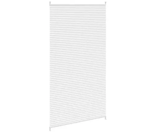 Plisseekardin 100 X 200 Cm Valge