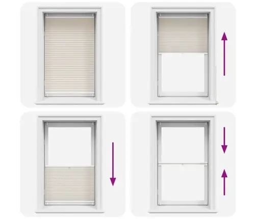 Bēšas Plisē Žalūzijas 80X100Cm